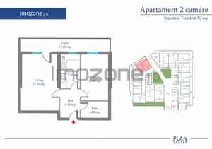 Apartament 2 Camere | 62 mp | Bloc Nou | Metrou Pacii / Preciziei | Militari - imagine 3