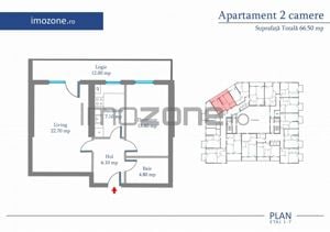 Apartament 2 Camere | 67 mp | Bloc Nou | Metrou Pacii / Preciziei | Militari