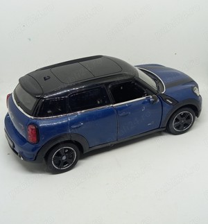 Masinuta diecast Rastar - Mini Cooper, albastru, 1:24 - imagine 3