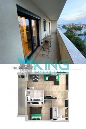 ICON RESIDENCE - Banu Manta | 2 Camere | Centrala | Balcon | AC | - imagine 8