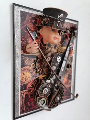 vioară steampunk tablou 3d ,decorațiune, cadou inedit - imagine 2