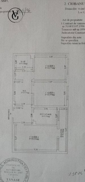 Apartament 3 camere | Decomandat | zona Abator - imagine 5