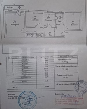 Apartament 3 camere, 68 mp, zona centrala - imagine 13