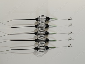 Set 5 x Montura crap cu fir de par sau spin