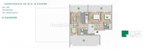 Apartament 3 cam complex rezidential premium Metrou Pacii - imagine 9