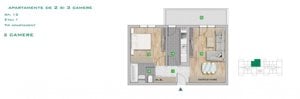 Apartament 2 cam complex rezidential boutique Metrou Pacii - imagine 5