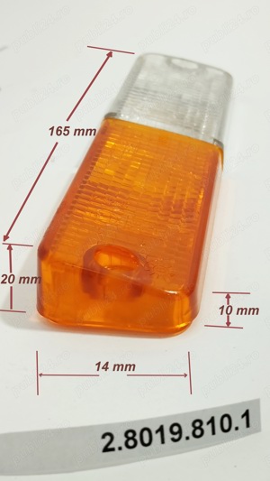 Corp semnalizator aripă stânga (2.8019.810.1) sau dreapta (2.8019.820.1) pentru tractoare SAME - imagine 6