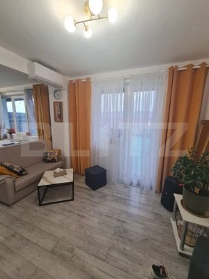 Apartament cu 2 camere, balcon, terasa de 54 mp, lift, parcare subterana - imagine 2