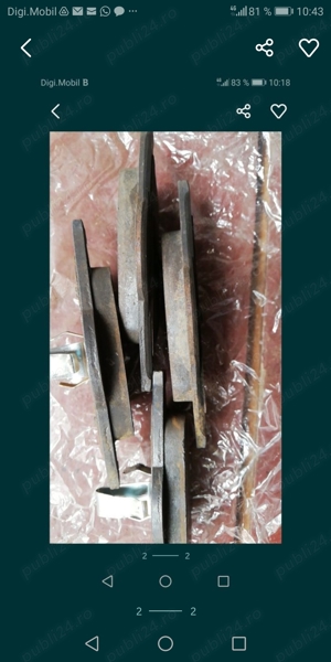 Plăcute frina spate volvo - imagine 2