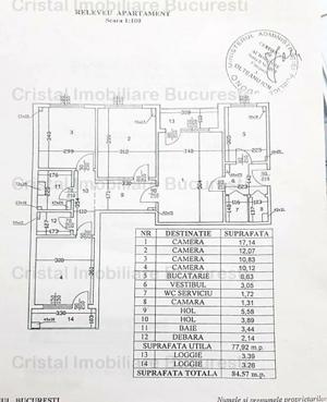 Apartament 4 camere de vanzare Gorjului, bloc izolat  - imagine 8