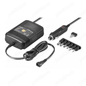 Incarcator auto laptop,12V-24V, 24W-2A, Negru, 6 adaptoare diferite cod 53439 Goobay, - imagine 2