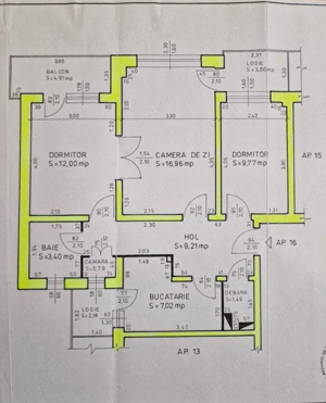 Apartament 3 camere decomandate, Valea Rosie, str Caracal bl29 sc2 et3 - imagine 5