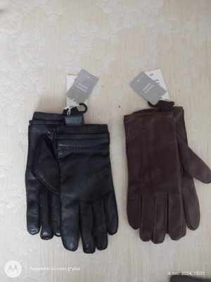 Mănuși de piele Barbati H&M + ZARA,(Super Ofertă).