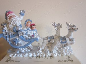 cadou rar Sania lui Mos Craciun  decoratiune Germania  impecabila