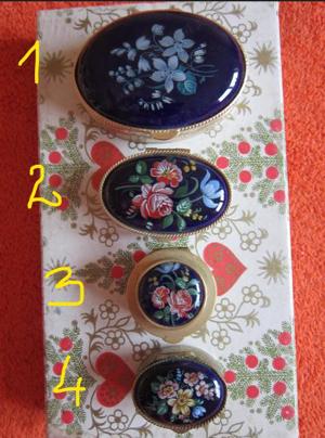 cutii vintage de colectie pictate manual  Anglia, Germania