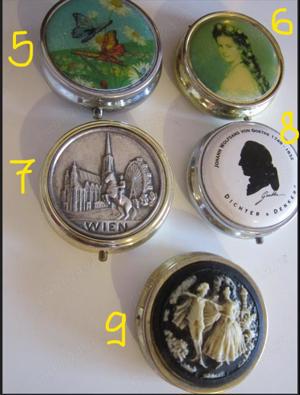 cutii vintage de colectie pictate manual  Anglia, Germania - imagine 2