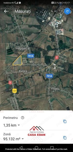 Teren intravilan industrial in Titu Dambovita 10 Ha 6e - imagine 8