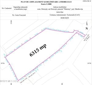 Teren intravilan construibil Doicesti 6315 mp - imagine 5