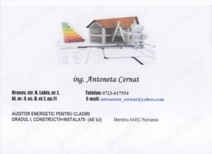 Auditor energetic pentru cladiri, gradul I, constructii si instalatii