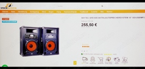 Boxe active FENTON de putere cu usb, SD card, karaoke, Bluetooth, Aux - imagine 4