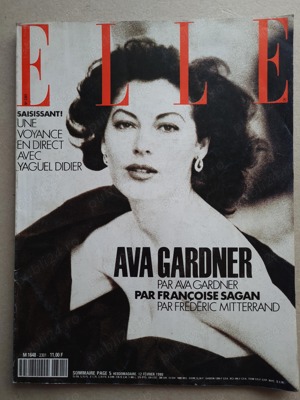 revistă ELLE de colecție, februarie 1990, (și) despre Revoluția din decembrie