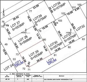 Proprietar vand teren de 547m2 cu doua fronturi 30 ml si 18ml.Utilitati in fata parcelei. - imagine 4