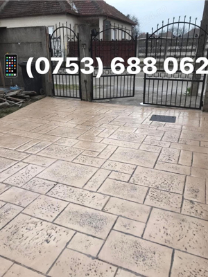 Beton amprentat Bucuresti , Beton amprentat pret Bucuresti  - imagine 2