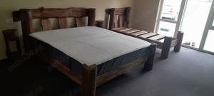 Paturi rustice din lemn - imagine 4