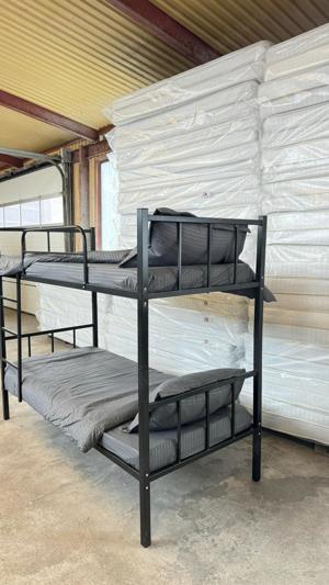 Pat metalic etajat Model BEL 2 + 2 saltele 12 cm Super Oferta-in stoc!