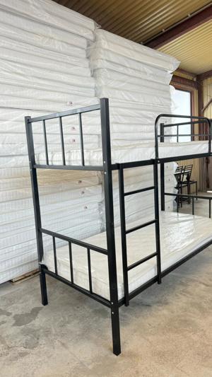 Pat metalic etajat Model BEL 2 + 2 saltele 12 cm Super Oferta-in stoc!