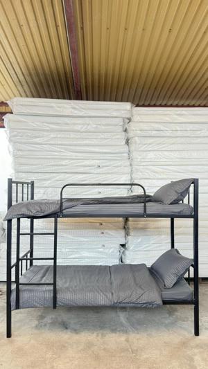 Pat metalic etajat BEL 2+2 saltele +set lenjerie complet Super Oferta!