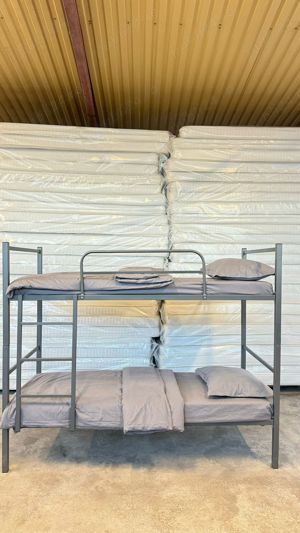 SUPER PROMOȚIE   Pat Metalic Etajat Model BEL8 - Doar 758 Lei + TVA - imagine 5