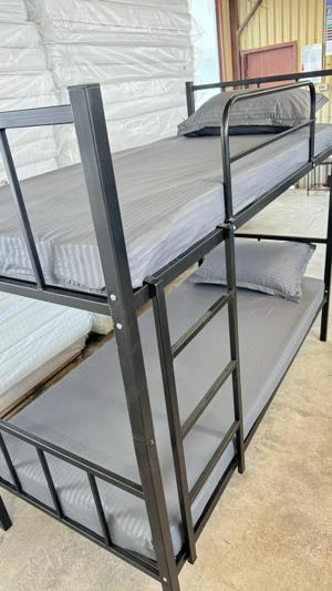 Pat metalic etajat BEL 2+2 saltele +set lenjerie complet Super Oferta! - imagine 2