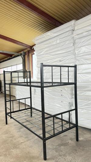 Pachet Pat Metalic Etajat Model BEL 21 LYA + 2 saltele 12 cm -in stoc! - imagine 4