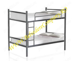 Paturi Metalice suprapuse ideale pentru muncitori ! In stoc ! - imagine 5