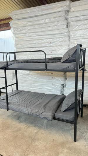 Pachet Pat Metalic Etajat Model BEL 21 LYA + 2 saltele 12 cm -in stoc! - imagine 2