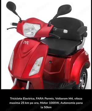 tricicleta  electric Voltarom