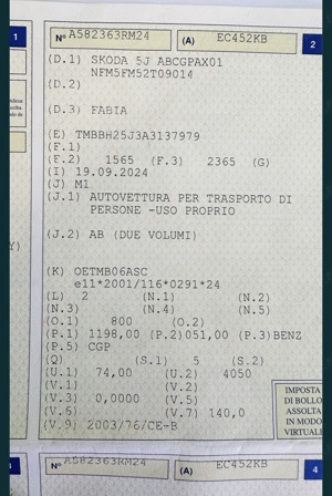 Skoda Fabia 1.2 benzină 104100 km ÎNMATRICULATĂ - imagine 5