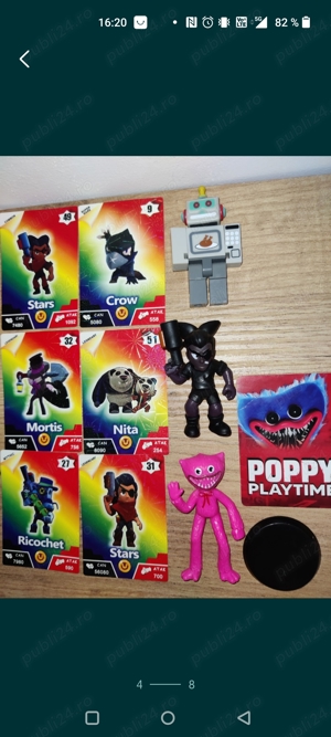 Transformers Bumblebee 4 Figurine flexibile, Roblox, noi - imagine 2