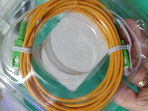 Cablu galben Fibra Optica cu mufele aferente , NOU sigilat - imagine 4