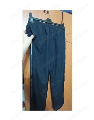 Pantaloni sport blemarin cu captusala si buzunare Reebok UK, M - imagine 2