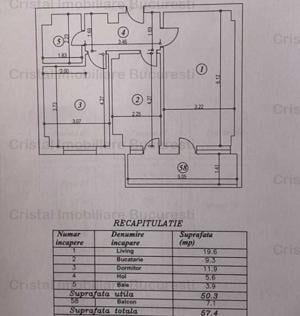 Apartament 2 camere mobilat, utilat, parcare, in Ozana, Scoala 116 - imagine 7