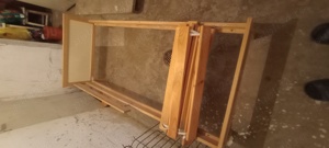 Cadru pat lemn natur plus somieră fag   - imagine 4