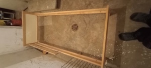 Cadru pat lemn natur plus somieră fag   - imagine 2