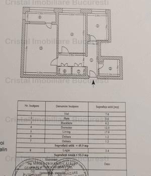 Apartament 2 camere, decomandat, renovat total, 10 - 12 min metrou - imagine 2