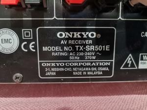Sistem Onkyo TX  SR 501E și DV SP 501 - imagine 4