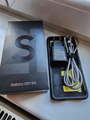Cutie samsung s21 plus + incarcator + cablu de date pentru s21 plus - imagine 2