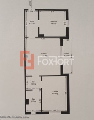 Apartament cu 2 camere, 52 mp, Parter - zona Freidorf - imagine 19