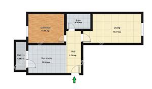 Apartament  2 camere decomandate in Sibiu zona Calea Cisnadiei - imagine 5