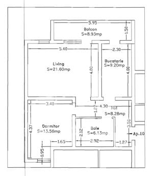 Apartament 2 camere, bloc nou, etaj 2, loc de parcare, zona Bucovina - imagine 9